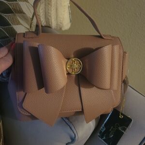 Elegant Mauve Bow Handbag- Grossi